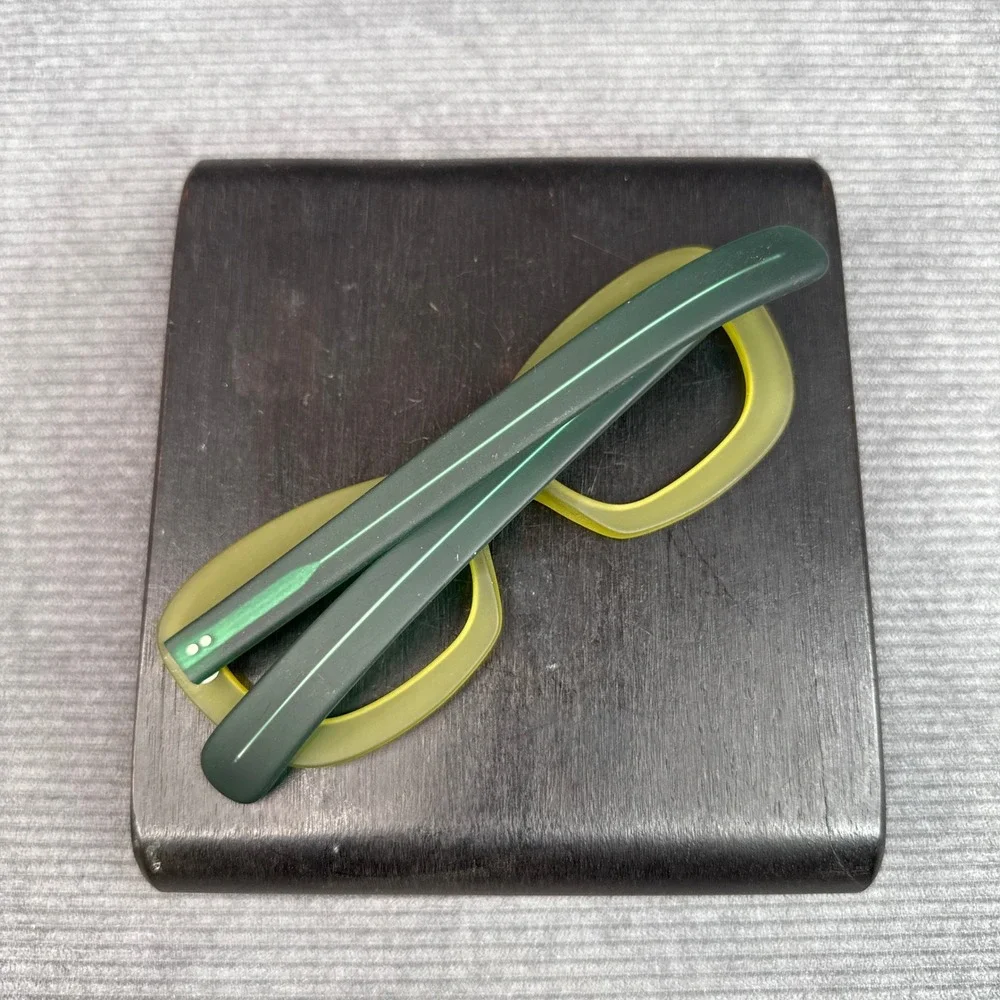 Danilo Carraro by Kador Venice Eyeglasses Green Cat Eye Frames Italy 52-21-145